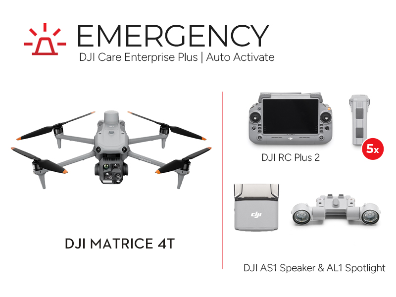 DJI Matrice 4T Emergency Services Package